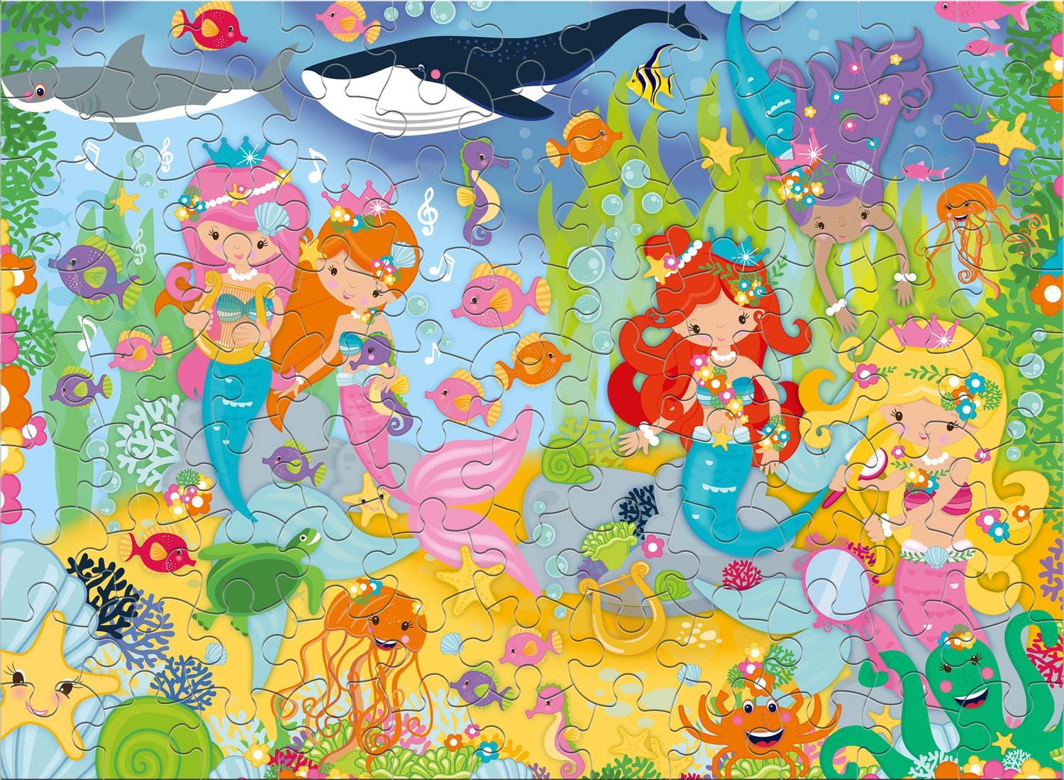MERMAIDS - MERMAID PARTY - 100 PIECE PUZZLE