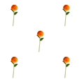 thumbnail image 2 of Baohd 1/2/3/5 10pack/lot Realistic Appearance Artificial Flower For Party Decor And Home Decor Orange 5PCS, 2 of 6