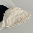 thumbnail image 4 of Sombrero de 56-58cm de circunferencia para mujer, sombrilla de verano, sombrero protector solar, sombrero de pescador con rebabas de rompecabezas, 4 of 6
