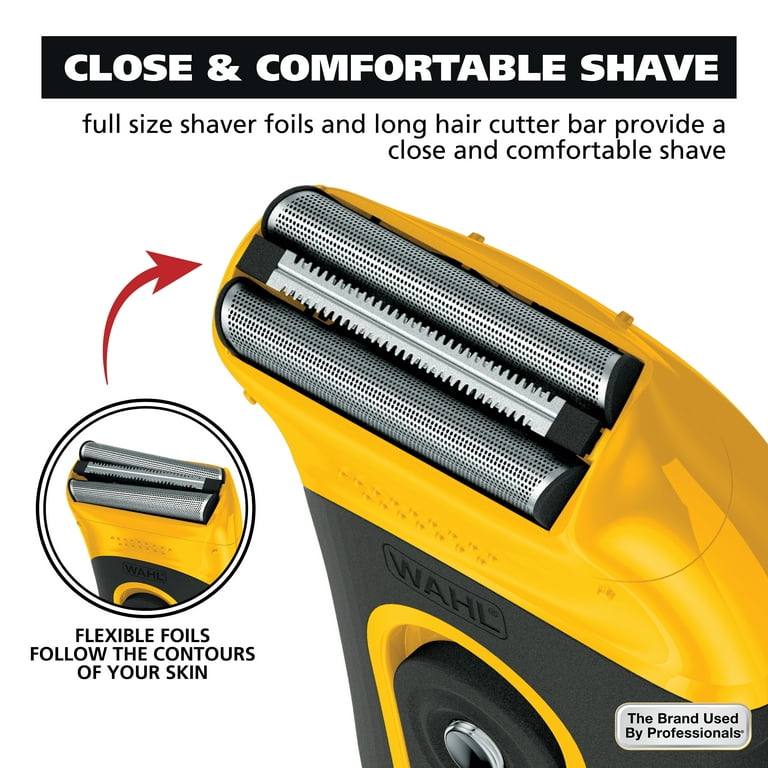 Wahl Compact Life Proof Rechargeable Lithium Ion Flex Foil Shaver for Men,  3023681 - Walmart.com