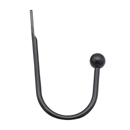 

Hunei Hooks Curtain Alloy U Shaped Crystal Wall Hook Electro Galvanized Curtain Hook Clearance sale