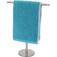 thumbnail image 1 of Hand Towel Holder Stand for Bathroom Vanity Countertop Stainless Steel T-Shape Free Standing Towel Rack Stand Towel Bar for Bathroom Kitchen (Brushed Nickel), 1 of 7