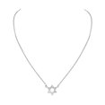thumbnail image 3 of 925 Sterling Silver Classic Jewish Star of David Small Pendant Necklace with Chain, 3 of 4