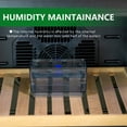 thumbnail image 4 of Maritcute 35L LED Lighted Cigar Humidor for 250 Cigars, Temperature Adjustable Cigar Digital Display Storage Cabinet with Spanish Cedar Wood Shelves for Men Gifts Black, 4 of 7