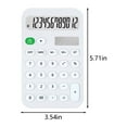 thumbnail image 4 of RFUGUG Portable Office Mini Calculator - Stylish and Adorable Design, Perfect for Students' Homework, Budgeting, and Desk Decor, Battery-Powered with Auto-Shut Off for Energy Efficiency, 4 of 7