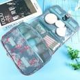 thumbnail image 4 of Hanging Toiletry Bag, Waterproof Traveling Toiletries Bag Portable Travel Makeup Pouch Multifunction Travel Bathroom Bag Organizer with Hook, 4 of 4