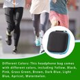 thumbnail image 2 of serony Headphone Bag Earphone Case Digital Package Colorfast Cycling Accessories Pack Leather Waterproof MP3 MP4 Mini Storage Bags Light blue, 2 of 7