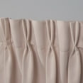 thumbnail image 2 of Exclusive Home Curtains Sateen Twill Woven Room Darkening Blackout Pinch Pleat Curtain Panel Pair, 96" Length, Blush, 2 of 6
