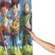 thumbnail image 4 of Cortina de ducha Toy Story, opaca, para baño, impermeable, resistente al moho, bloquea la privacidad, probador, patrón de impresión fina con diseño de patchwork, 72 x 72 pulgadas, talla única., 4 of 8