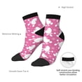 thumbnail image 6 of Fuzoiu Cute Poodle Dog Print Adult Socks, Crew Moisture-wicking Socks, Unisex Cushion Crew Socks,Casual Sports Ankle Socks, 6 of 7