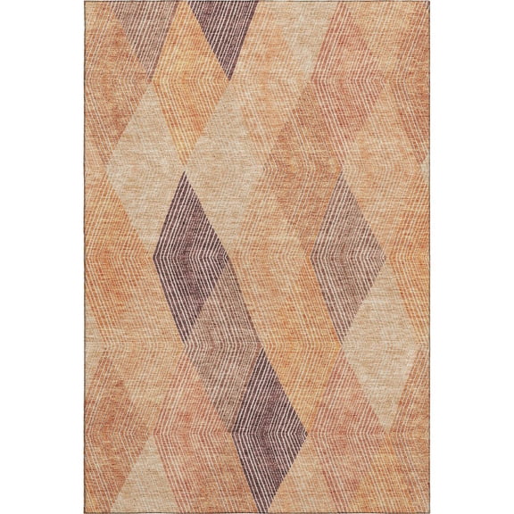 Dalyn Rugs Premium Machine Washable Mayfield AMF962 Orange 2'6" x 3'10" Rug