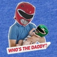 thumbnail image 2 of CafePress - Power Rangers Who's The Dad - Cute Infant Baby Football Bodysuit, 2 of 3