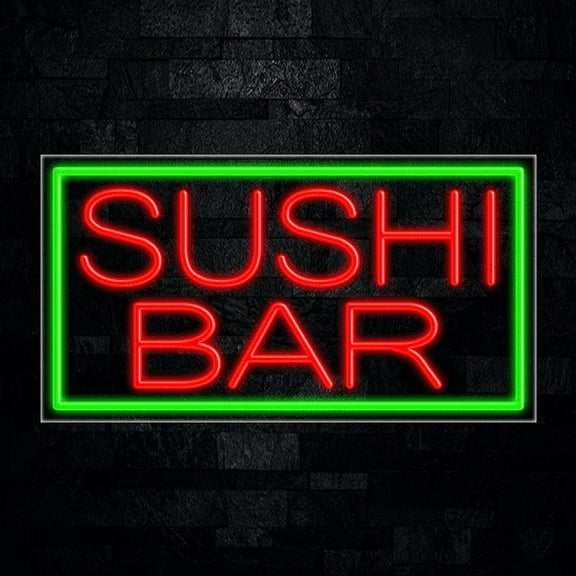 Sushi Bar-LED Neon Sign 33"L x 18"H #31116