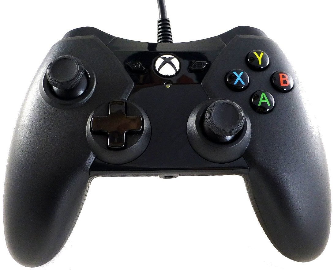 PowerA Wired Dual Rumble Motors Controller for Xbox One, Black (Open