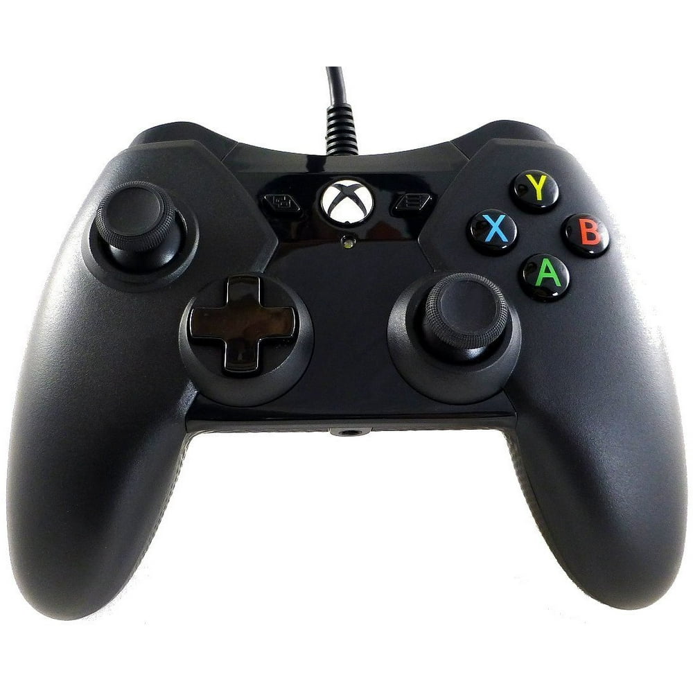 PowerA Wired Dual Rumble Motors Controller for Xbox One, Black (Open