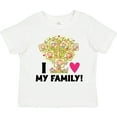 thumbnail image 3 of Inktastic I Love My Family Kids Family Tree Boys or Girls Toddler T-Shirt, 3 of 5
