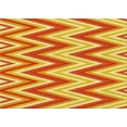thumbnail image 1 of Ahgly Company Machine Washable Indoor Rectangle Transitional Orange Red Orange Area Rugs, 2' x 5', 1 of 7