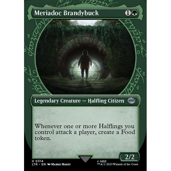 MtG Tales of Middle-Earth Uncommon Meriadoc Brandybuck (Showcase) #314