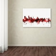 thumbnail image 3 of Trademark Fine Art Michael Tompsett 'Liverpool Skyline Red 2' 12" x 19" Canvas Stretched (190836092604), 3 of 3