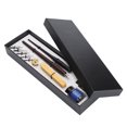 thumbnail image 3 of Calligraphy Writing Pen Set, Wood + Stainless Steel Calligraphy Pen Set Practocal`  For Calligraphy Tool For Friends For Students For Calligraphy Lover 1#,2#,3#, 3 of 8