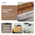 thumbnail image 4 of WASHWEPE Boîtes de Rangement en Bois Multi-Compartiments pour Adultes Lot de 1, 4 of 8