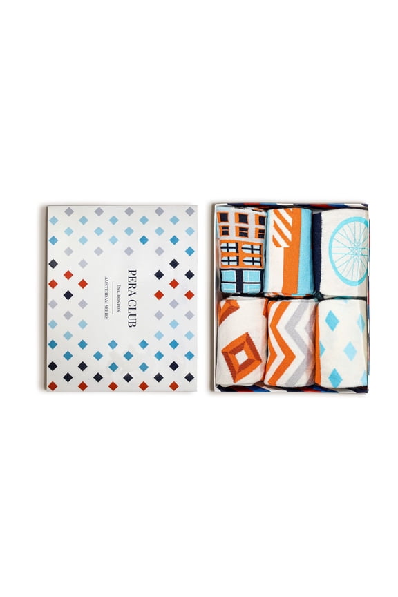 City Vibes Socks, Amsterdam Collection, Premium Assorted Colorful Cotton Unisex Socks, Gift Set