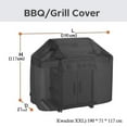 thumbnail image 2 of 5 Sizes Waterproof Bbq Grill Cover, 2 of 2