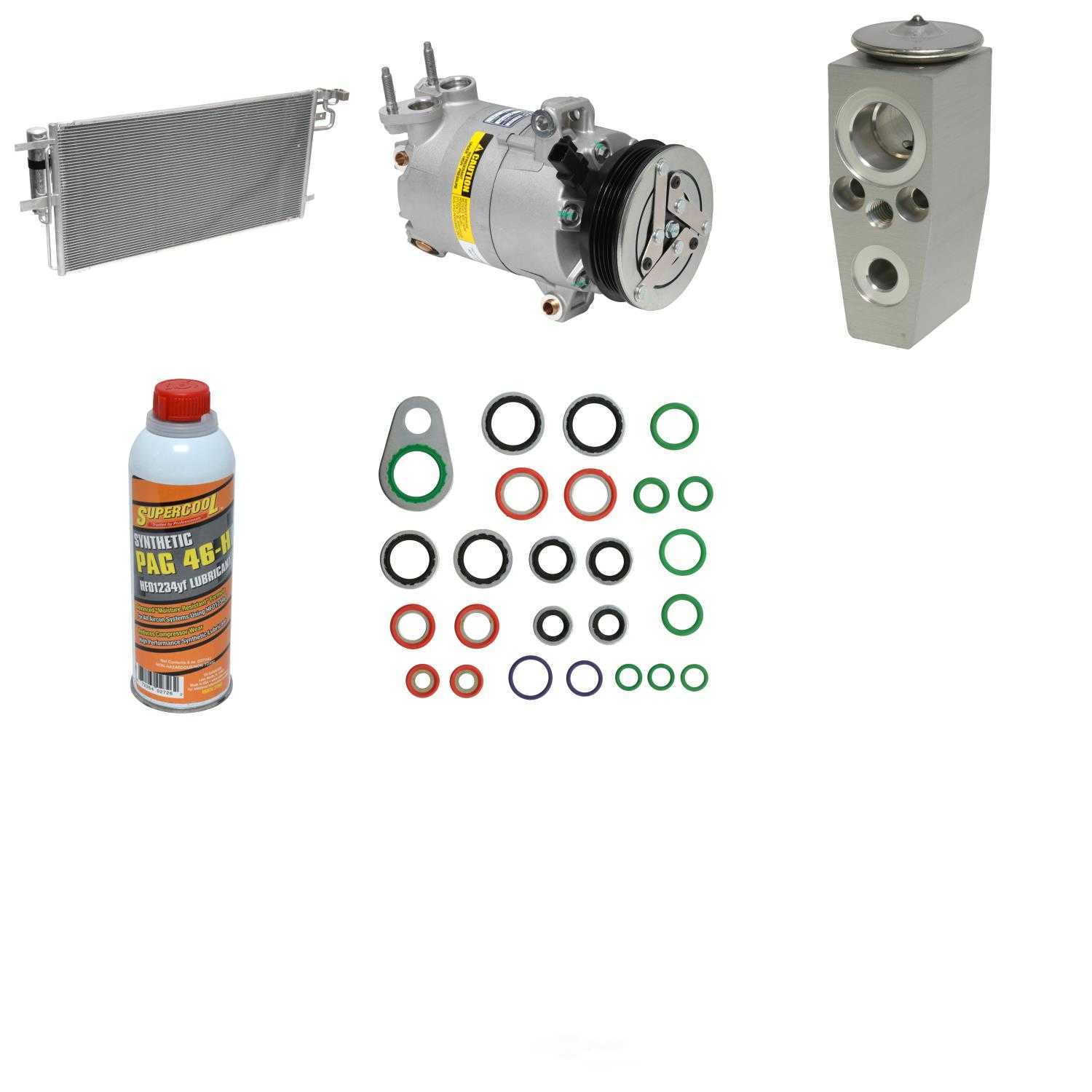 UAC KT 6412A Compressor-condenser Replacement Kit