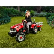 Peg Perego Case IH جرار وجرافة دواسة مقطورة