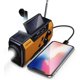 thumbnail image 1 of Radio Radio solar de emergencia portátil con alerta meteorológica AM FM y manivela, cargador de teléfono de 2000 mAh, linterna LED y batería de respaldo JASKFLY, 1 of 9