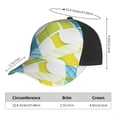 thumbnail image 2 of Curved Design Along The Top Of The Baseball Cap Reinforced Adjustable Breasted Four Seasons Available Lime Houndstooth Hand-Drawn Sketch_3, 2 of 8
