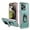 AA-Green+Pink, variant on for iPhone 15 Case,[Military Grade Shockproof] with Ring Stand Shockproof Cover for iPhone 15 6.1 inch -Ink Green