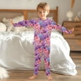 thumbnail image 4 of Boys Pajamas Girls Pajama Butterflies and Flowers Cute Comfortable Cotton Two-piece Pajama Set, 4 of 7