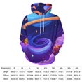 thumbnail image 2 of Cosmic Planet Rings-2 Men's Women New Sweatshirt Hoodie Men's Plus Size Sweatshirt Hooded Sweatshirt 3d Printed Street Men's Cloth, 2 of 6