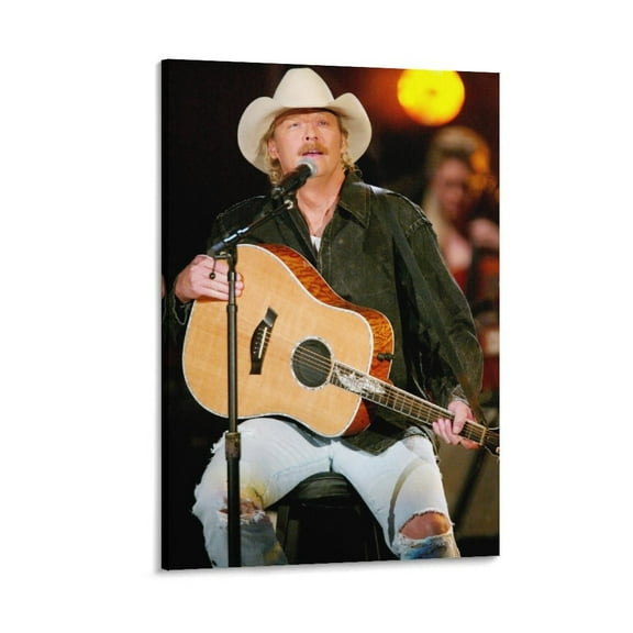 Alan Jackson Art Country Singer Poster (1) Poster Decorative Painting Canvas Wall Art Living Room Posters Bedroom Painting 16x24inch(40x60cm)