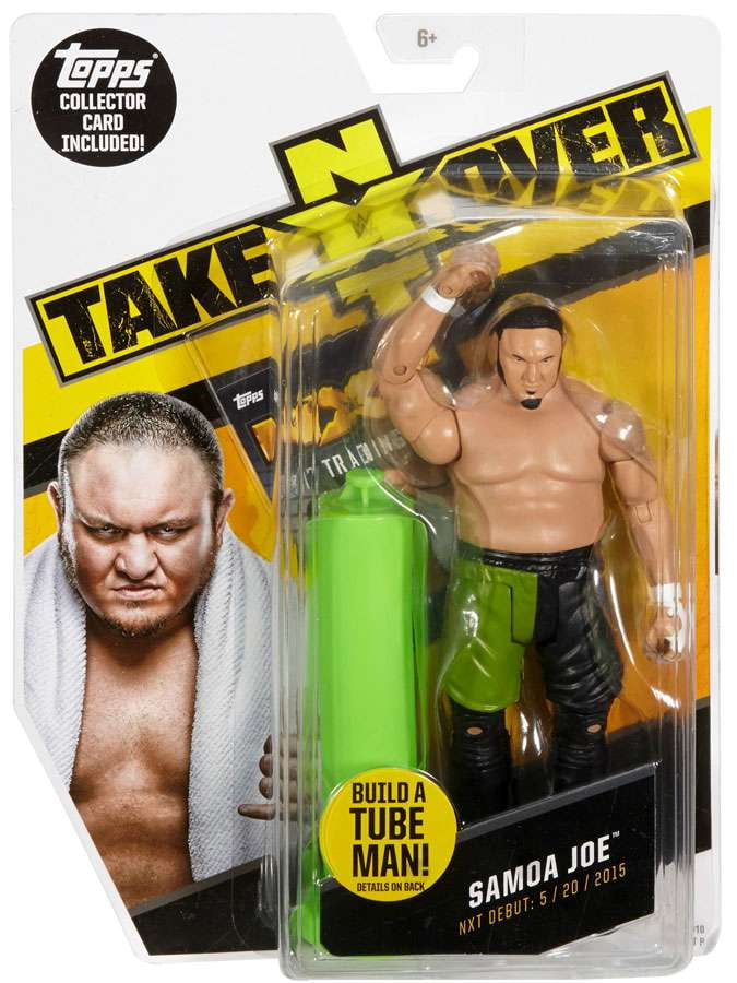 Photo 1 of WWE Wrestling NXT Takeover Samoa Joe Action Figure Build A Tube Man!