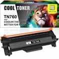 thumbnail image 2 of CRESTIN- Cool Toner Tn-760 Black Laser Compatible Toner Cartridge - Pack Of 2, 2 of 4