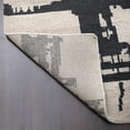 thumbnail image 3 of Hand Knotted Wool Contemporary Modern Area Rugs - 5'X8', Rectangle Shape, Beige Charcoal Color, Classic Traditional Design, Low Pile Handmade Area Rugs For Living Room, Bed Room (N00065), 3 of 9