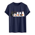 thumbnail image 5 of mgoYE Mens Halloween Shirts Ghost Reading Book T-Shirt Casual Fall Teacher Tee Tops Mens Shitts Size S, 5 of 5