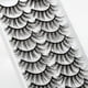 thumbnail image 3 of Pestañas postizas de visón sintético, paquete de 10 pares, pestañas 8D dramáticas, estilo ojo de gato con volumen, paquete múltiple de pestañas de visón, 3 of 4