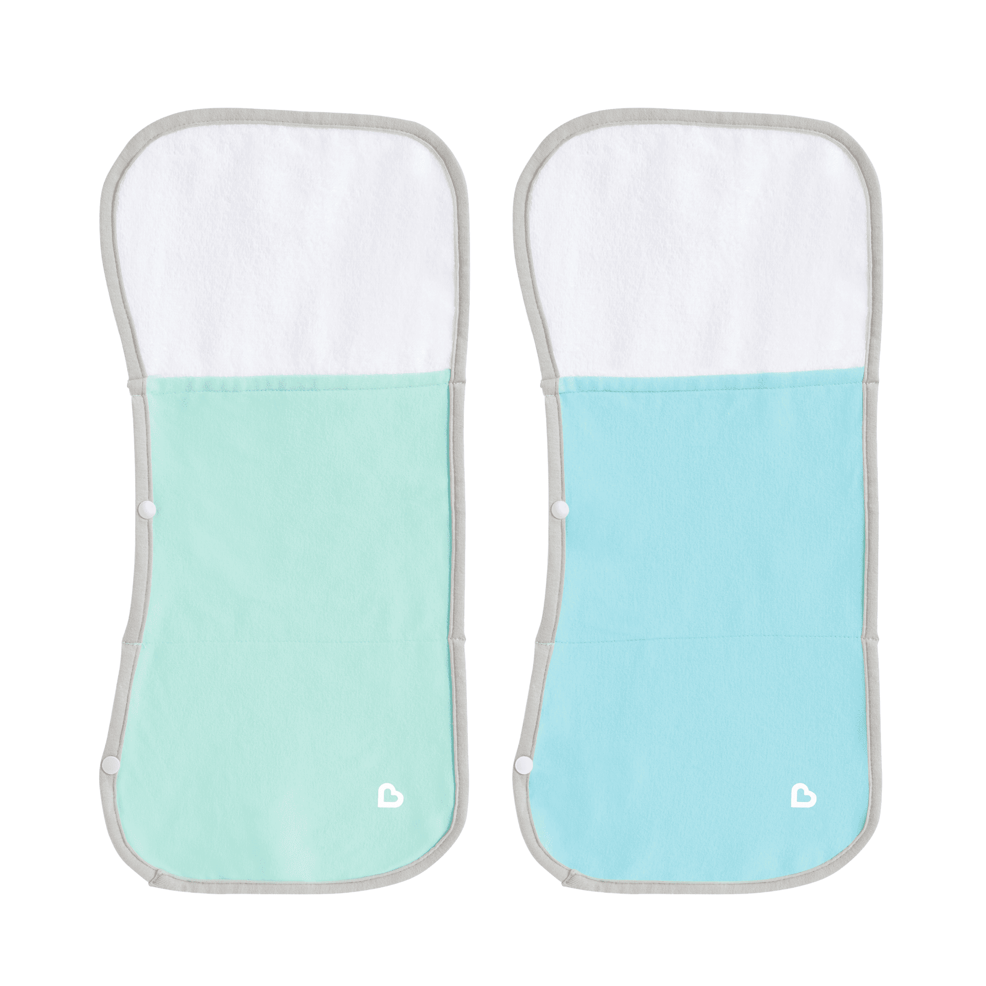Munchkin® TheraBurpee™ Burp Cloths for Colic & Fever Rescue Kit, 20 x 9.75 in., Unisex, 2 Pack