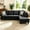 Black Gray|A, variant on Aukfa 29" Storage Ottoman Bench for Sectional Sofa Set, Lift Top, Linen, Black Grey