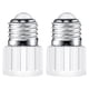 thumbnail image 4 of Adaptador de casquillo E26, casquillo de bombilla con rosca, universal, resistente al calor, fácil de instalar, adaptador de lámpara, convertidor de blanco, 4 of 9