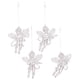 thumbnail image 1 of 4x decoraciones colgantes de Navidad adornos de Ángel colgantes acrílicos transparentes decorativos para regalos de fiesta, apartamento y hogar, 1 of 9