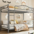 thumbnail image 1 of CazToi Heavy Duty 400 lbs Twin Loft Bed with Ladder Space Saving Metal Frame Easy Assembly, 1 of 7