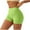 Green, variant on BLVB High Waisted Biker Shorts for Women Stretchy Fitness Athletic Workout Running Yoga Gym Shorts