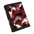 thumbnail image 2 of CHAQLIN Children's Wallet Dinosaur Camouflage Pattern Protective Trifold Card Wallet for Travel, Polyester Fabric Portable Kids Trifold Wallet, 2 of 7