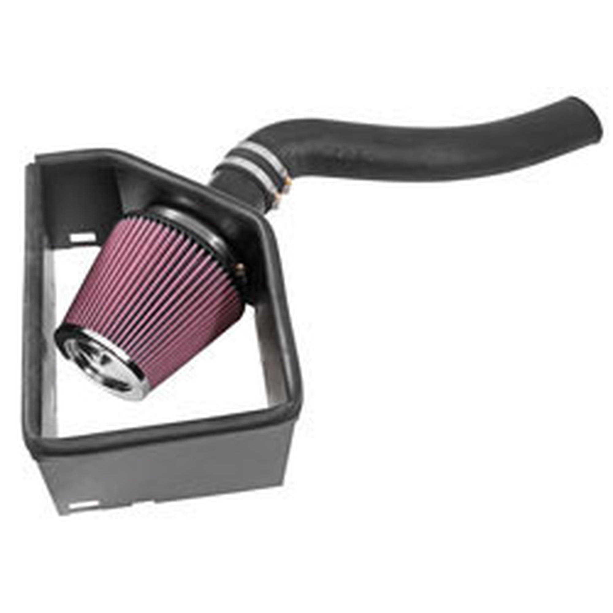 K u0026amp; N Filters 63-1571 Cold Air Intake 63 Series AirCharger (R) Black  Plastic Tube; Red Universal Filter; With Heat Shield | Walmart Canada