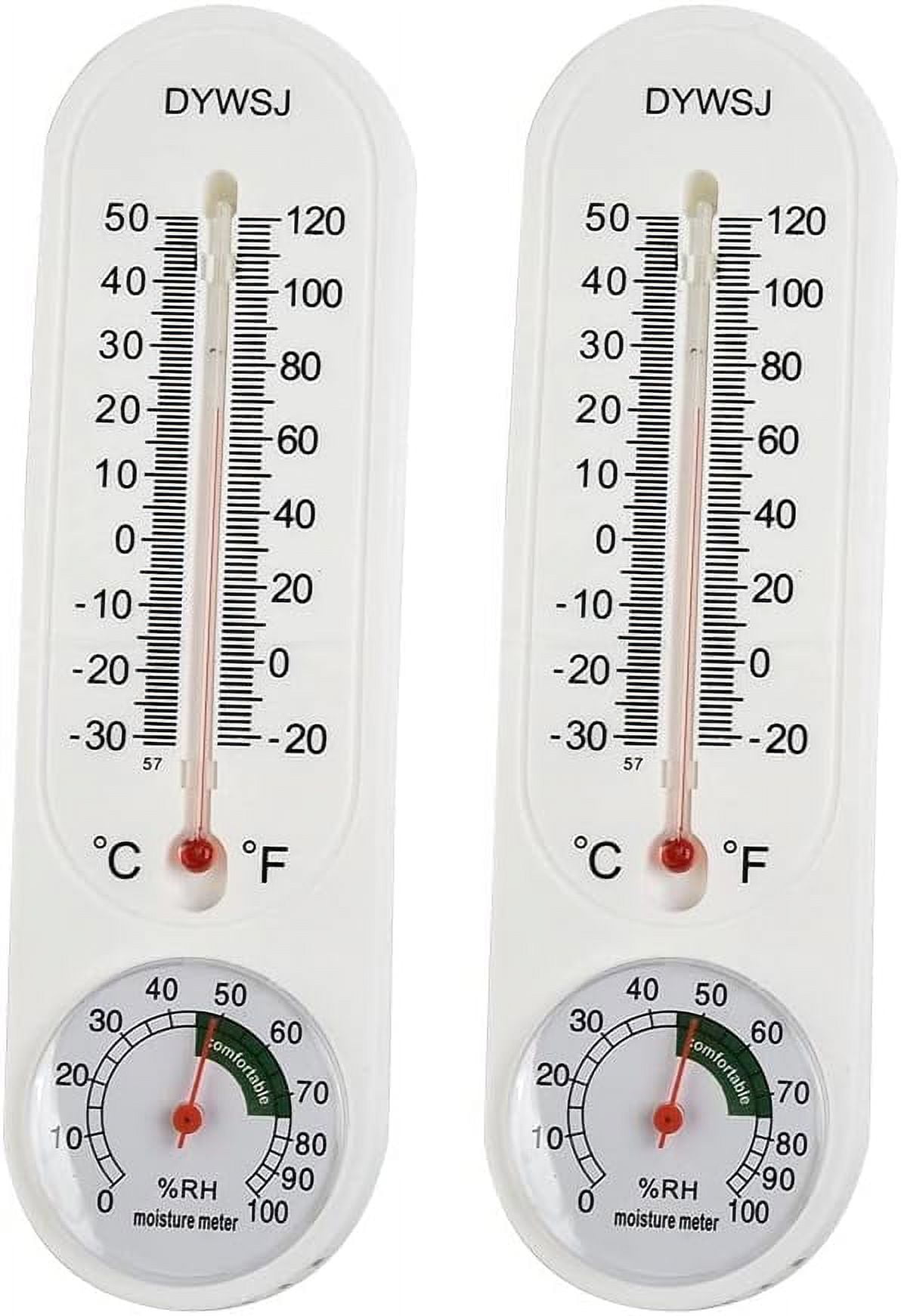 Walkfairy Indoor Outdoor Thermometer Hygrometer,2 In 1 Thermometer