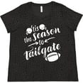 thumbnail image 3 of Inktastic Tis the Season to Tailgate with Helmets and Football Women's Plus Size T-Shirt, 3 of 5
